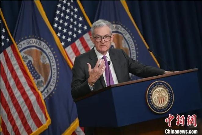 资料图：美国联邦储备委员会主席鲍威尔。中新社记者 陈孟统 摄