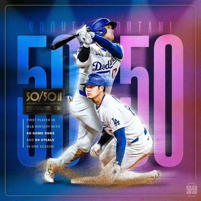 大谷翔平达成50-50