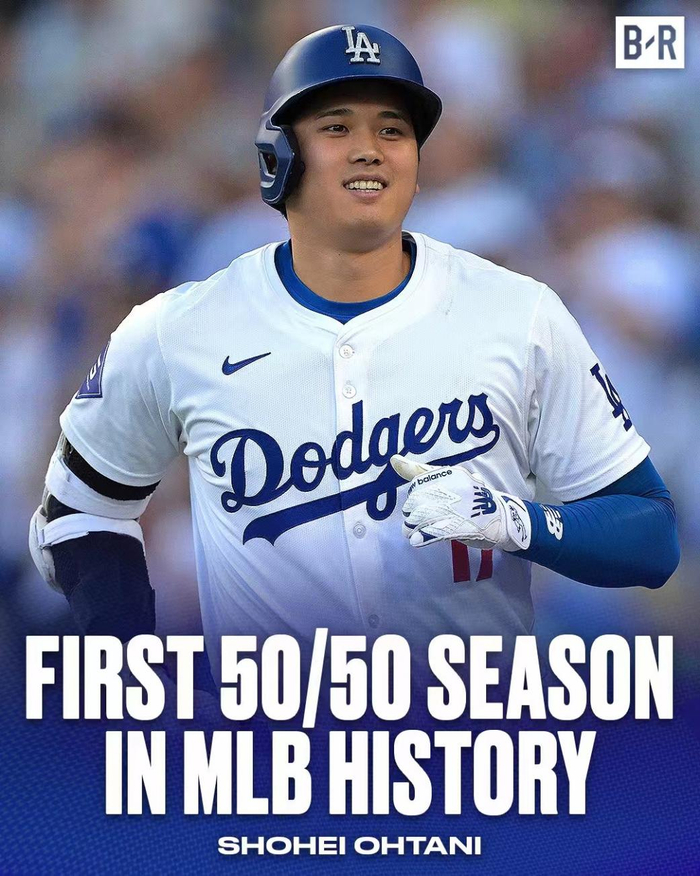 大谷翔平达成50-50