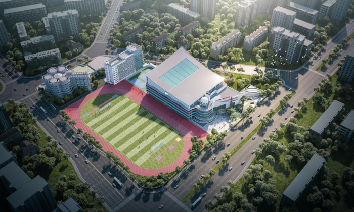 （广州市残疾人体育运动中心效果图）