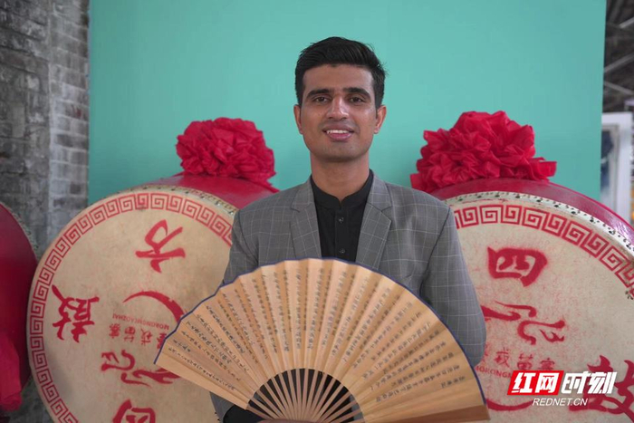 巴基斯坦留学生沙恒。