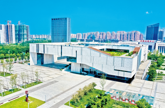 △阜阳城市规划展示馆。资料图