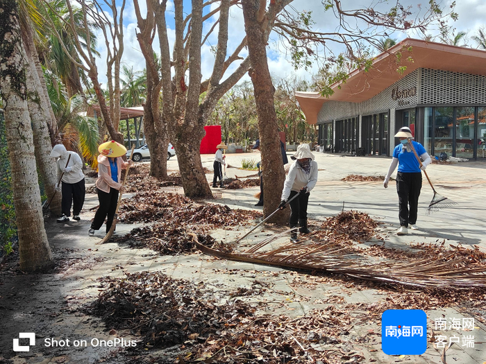 宋氏祖居景区灾后恢复中。记者 吴岳文 摄