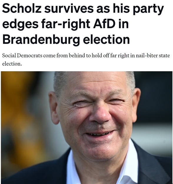 欧洲版《政治报》网站报道截图