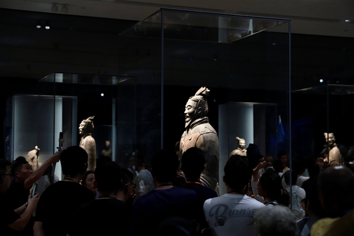 2024相约丝博会 全国主流媒体看陕西”主题采访活动采访团走进秦始皇帝陵博物院