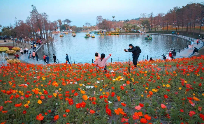 海滨公园。郑蔼芳/摄