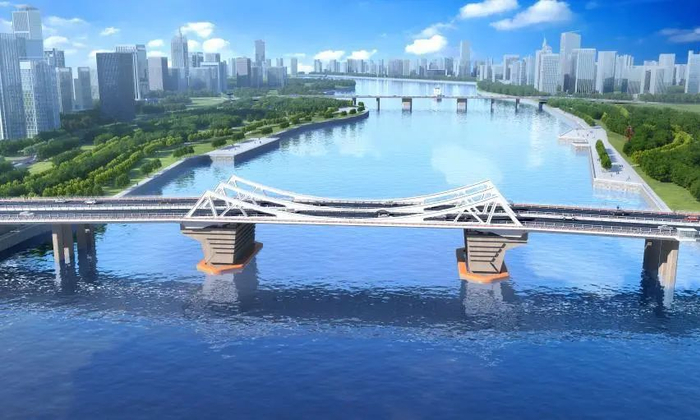  安阳桥立转式方案效果图