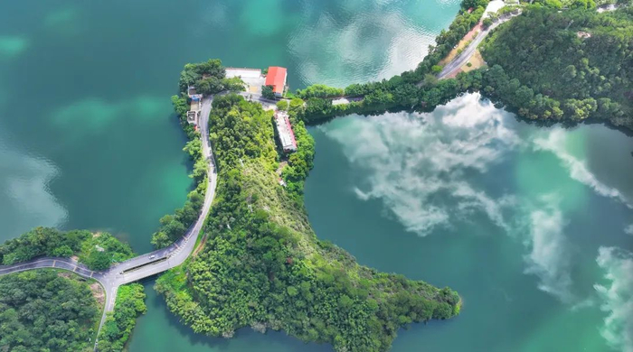 △鼎湖凤凰的彩虹路。肇庆市融媒体中心记者 吴勇强 摄