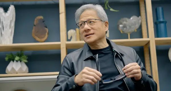 老黄体验过Orion之后的表情|图片来源：Meta