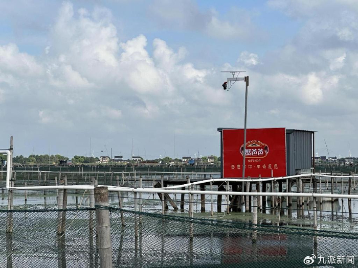 阳澄湖上的大闸蟹养殖基地。图/受访者提供