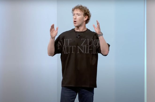 MetaConnect舞台上的扎克伯格｜图片来源：Meta