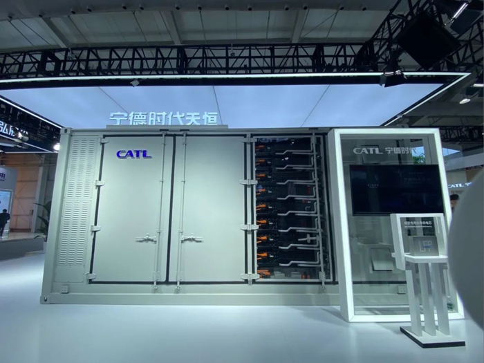 宁德时代天恒储能系统。图源：盐图库