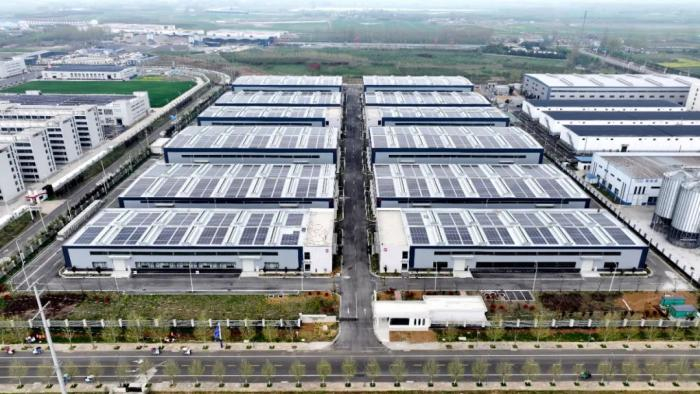 图片小岗产业园航拍。凤阳县委宣传部供图