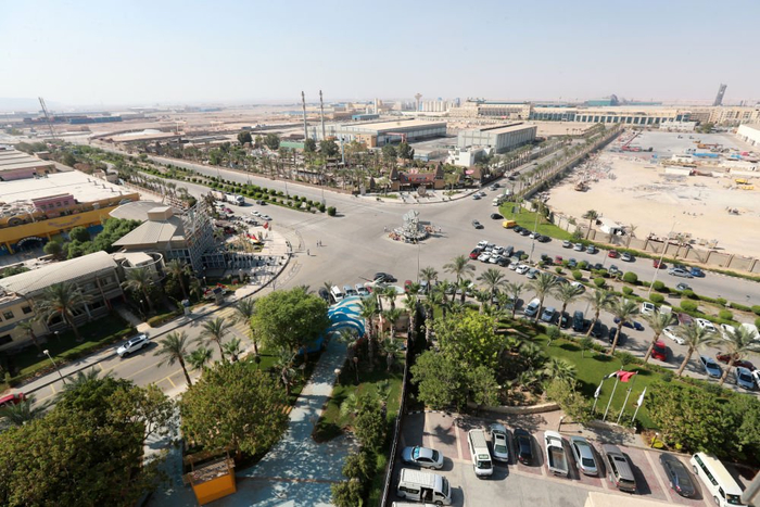  这是2023年8月10日在埃及苏伊士省拍摄的中埃·泰达苏伊士经贸合作区。新华社记者隋先凯摄