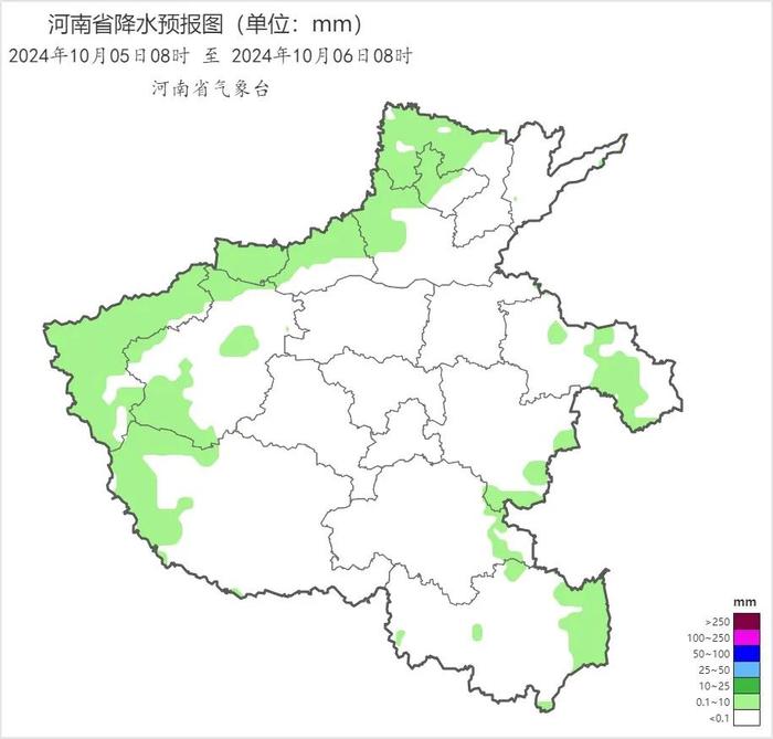 预报来源：河南省气象台2024年10月4日11时预报