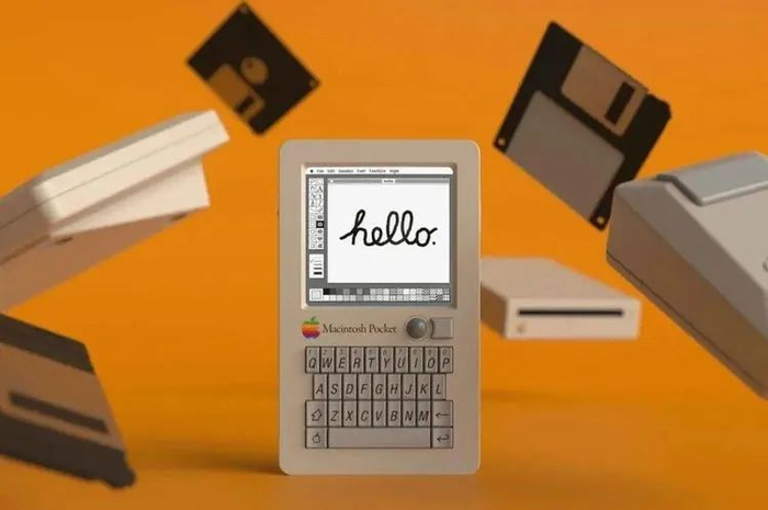  Macintosh Pocket，设计师 Rex Sowards 图源：网络