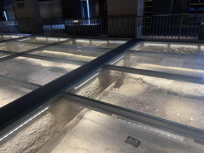 广富林文化时期先民居住的房屋基址。澎湃新闻记者 徐祯曜 图