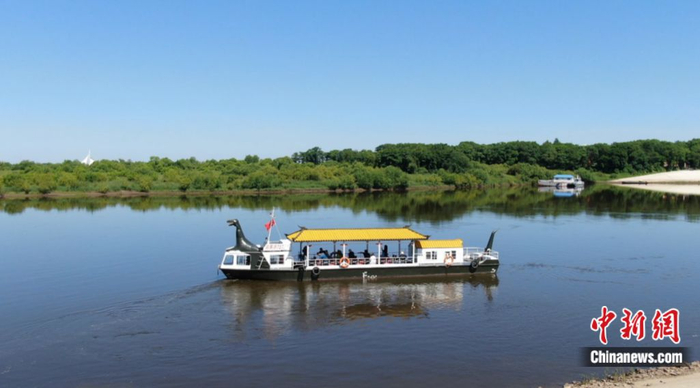 嘉荫县东湖风景区。嘉荫县委宣传部供图