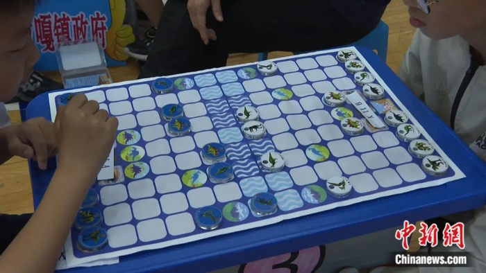 嘉荫县“神州龙棋”。嘉荫县委宣传部供图