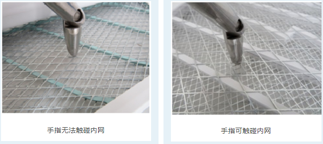 ▲电蚊拍检测：试验探棒模拟手指