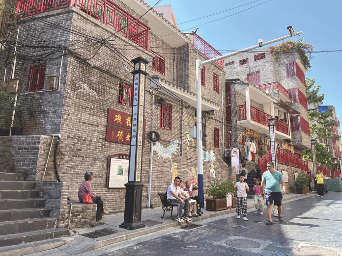     ▲漫步梧州老街区，享受轻松逍遥游。