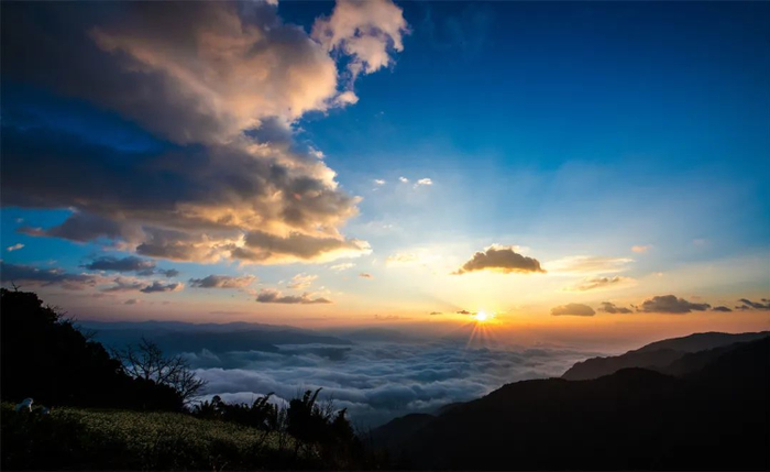 哀牢山上的日出云海。 来源：云南省文旅厅官网