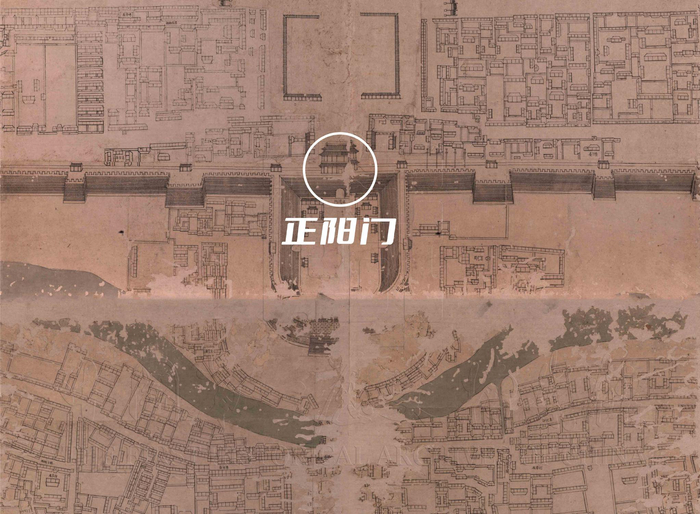 明清两朝北京内城的正门正阳门俗称前门,大前门正阳门这些地标性建筑