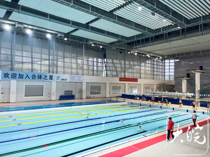 游泳跳水馆。（合肥体育中心供图）