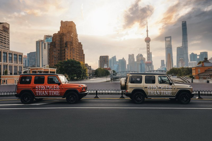 图为梅赛德斯-奔驰G级越野车