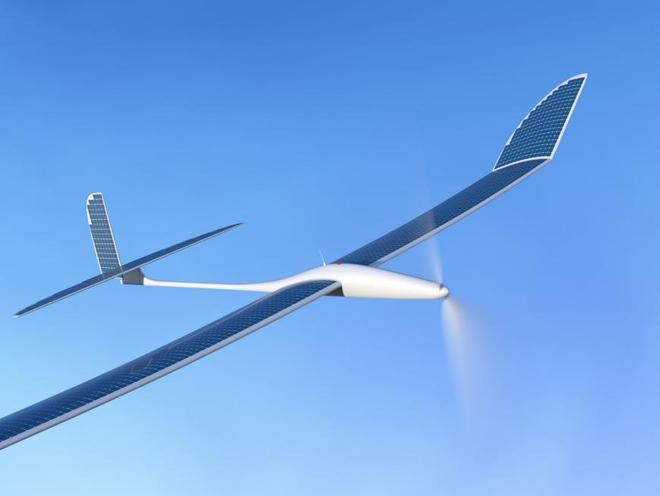 太阳能无人机（图片来源：veer图库）