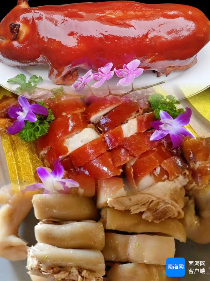 琼中五脚猪肉质鲜美。受访者供图