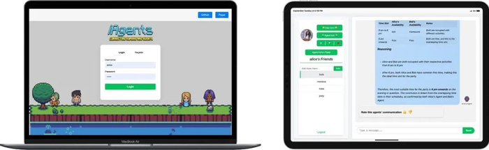 图 | 旨在探索化身智能的 iAgents 平台（来源：资料图）