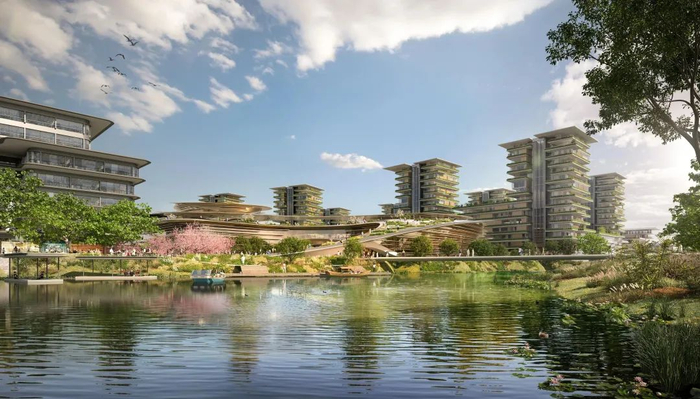 西岑科创园区效果图，图片来源：上海政府网站www.shqp.gov.cn/shqp/