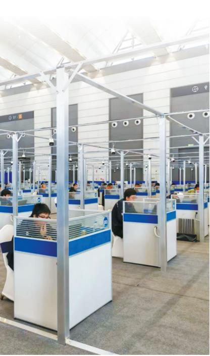 第八届全国职工职业技能大赛决赛现场（资料照片）。