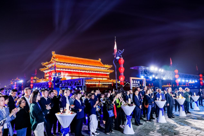 10月14日晚，来自多个国家、地区的嘉宾出席“长安之夜”中外文化交流活动 主办方供图