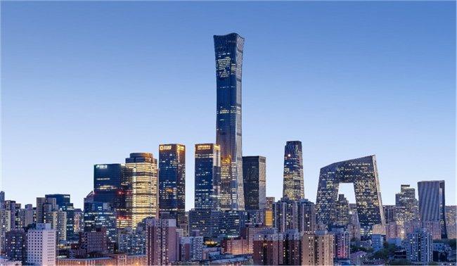 图注:北京正大中心双子塔建筑,坐落于北京 CBD 核心区