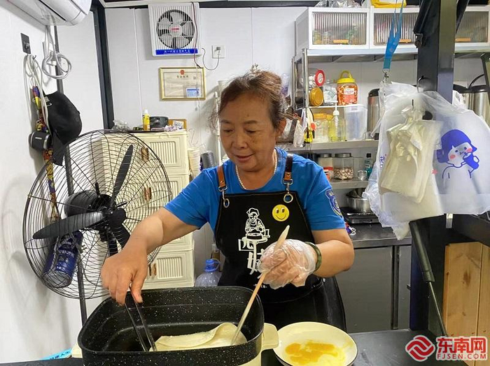 台胞王淑娟开的早餐店。