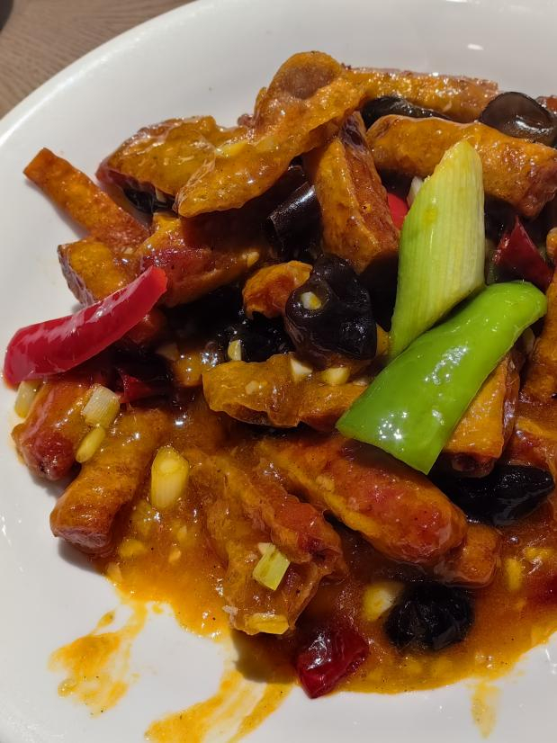 ▲饭店里的夹沙肉