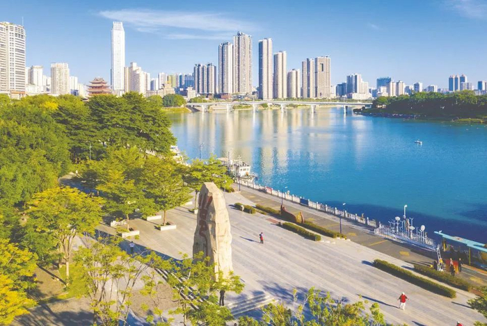 2024年，民生游船码头景观    图片来自《南宁日报》