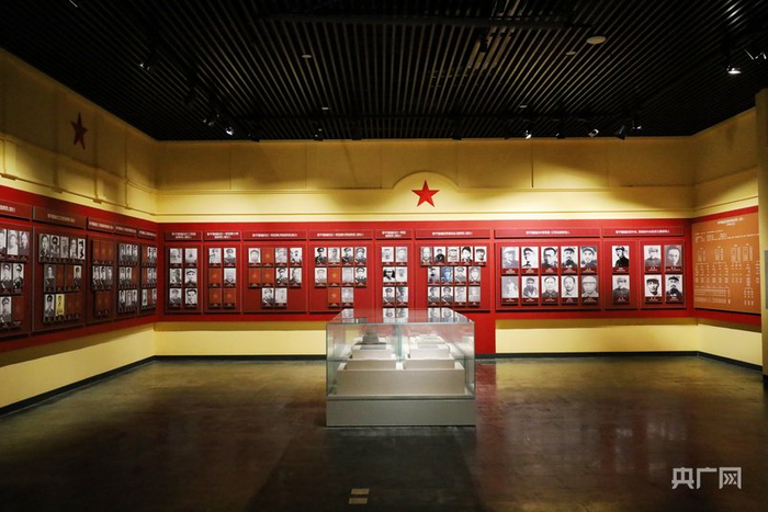 黎平会议纪念馆内陈设（央广网记者  杨贇  摄）