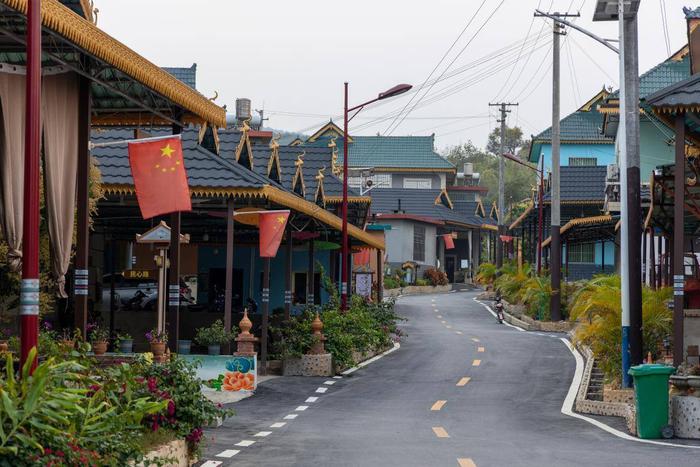 景洪市勐龙镇曼栋村曼费村民小组（景洪市融媒体中心 供图）