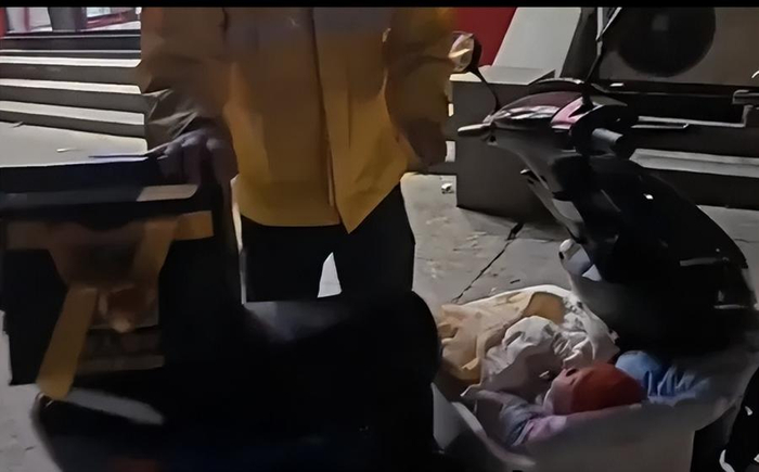 网络流传的虚假视频截图