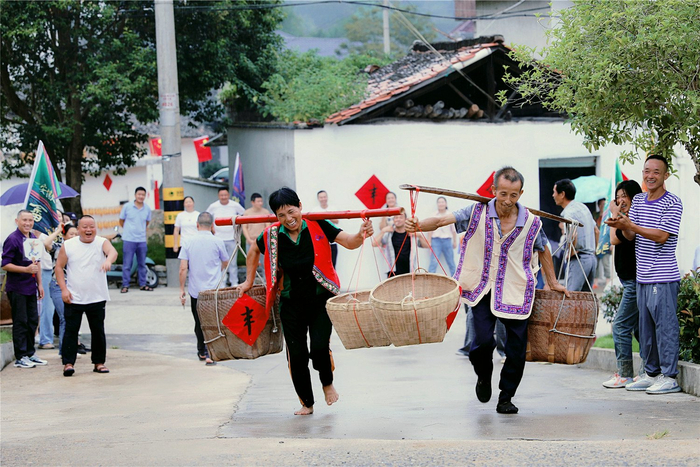 宁国市云梯畲族乡白鹿村农民丰收节活动精彩纷呈。（资料图片）本报通讯员 高 鹏 摄
