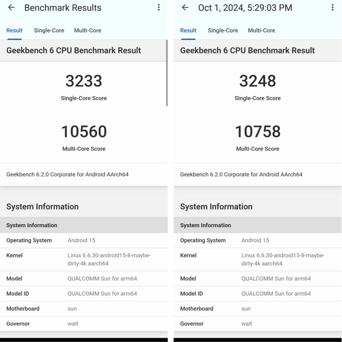 ↑左：9.6Gbps内存样机 右：10.7Gbps内存样机
