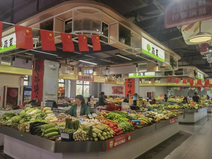 图为蒋村市集。刘亮 摄