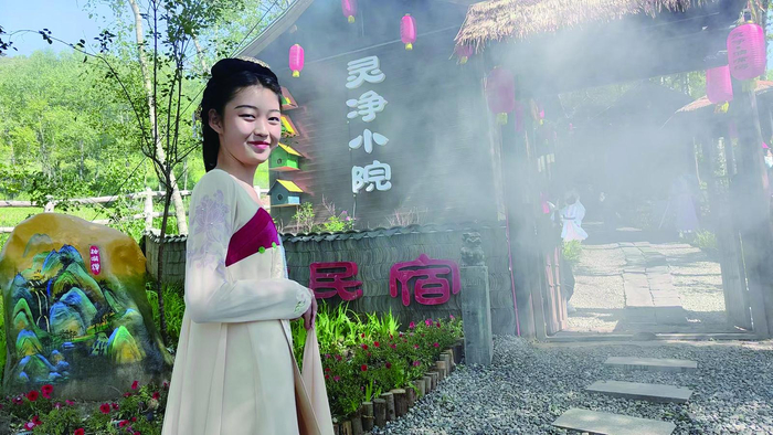 油嘴湾灵净小院民宿。陈俊 摄