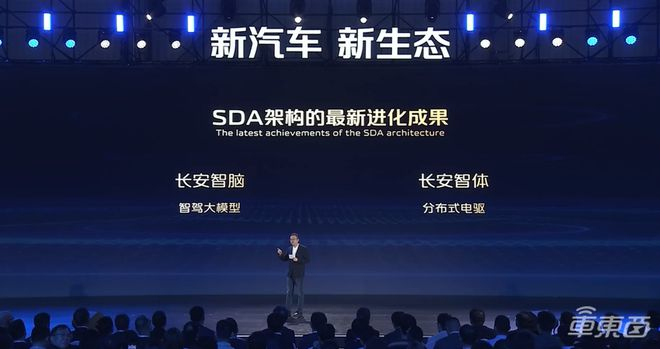 ▲长安汽车发布长安SDA天枢架构
