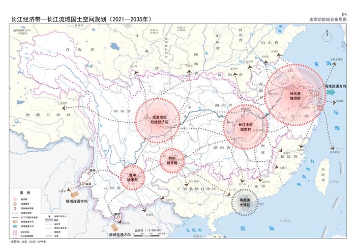 ▲图片来源：《长江经济带-长江流域国土空间规划（2021-2035年）》