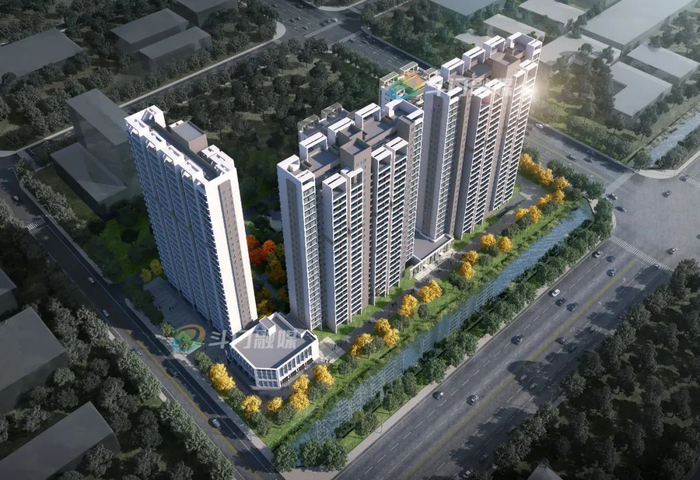 斗门区保障性住房二期效果图