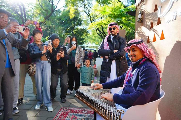 沙特旅游节在北京天坛举行。图片来源:视觉中国